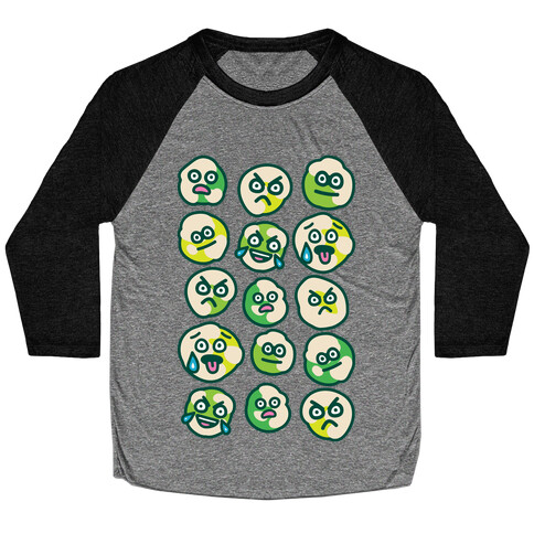 Wasabi Peas Pattern Baseball Tee