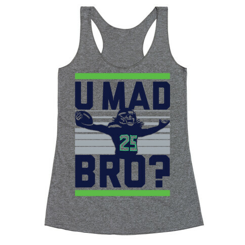 U Mad Bro? Racerback Tank Top