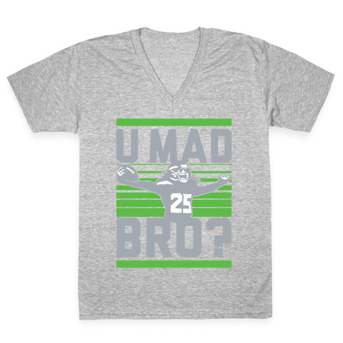 U Mad Bro? V-Neck Tee Shirt