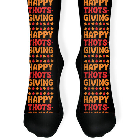 Happy Thots-Giving Sock