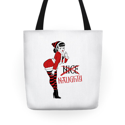 Naughty Elf Tote