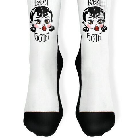Baby Goth Sock