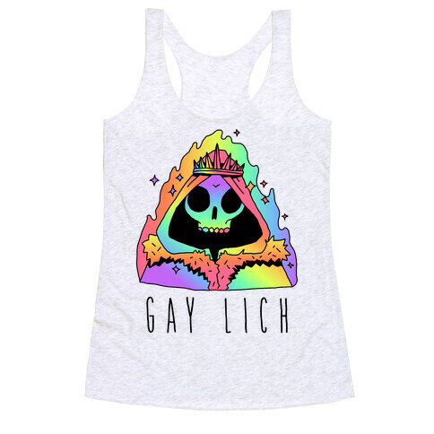 Gay Lich Racerback Tank Top