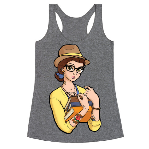 Hipster Belle Racerback Tank Top