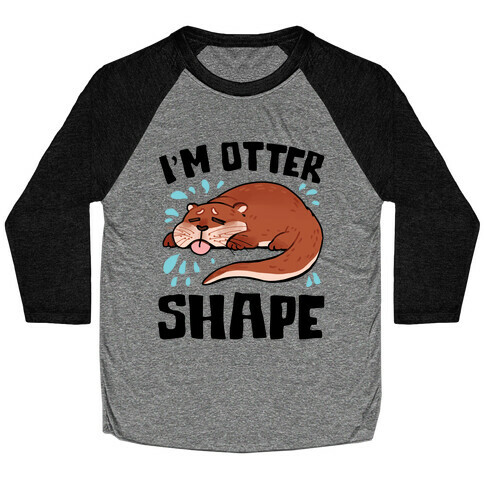 I'm Otter Shape Baseball Tee