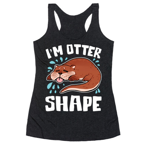 I'm Otter Shape Racerback Tank Top