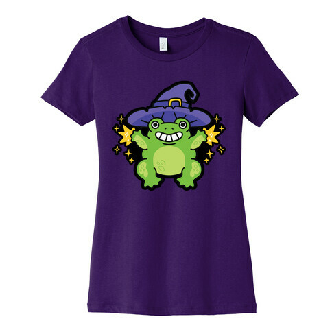 Magical Frog Witch Womens T-Shirt