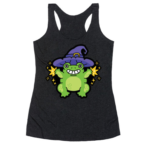 Magical Frog Witch Racerback Tank Top