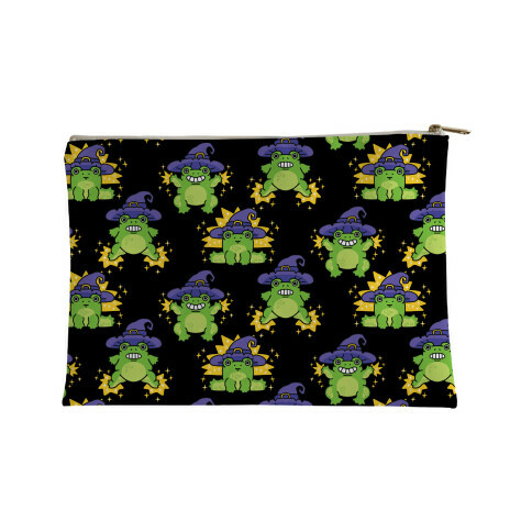 Magical Frog Witch Pattern Accessory Bag