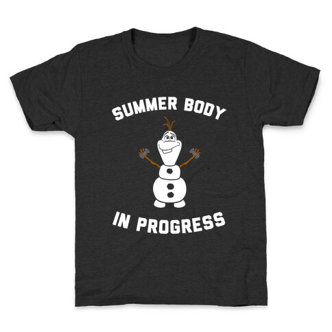 Summer Body in Progress Kids T-Shirt