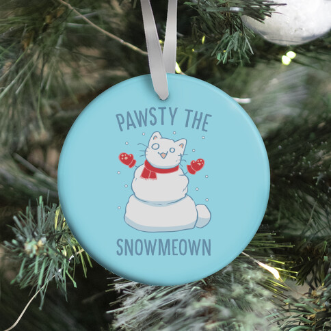 Pawsty The Snowmeown Ornament