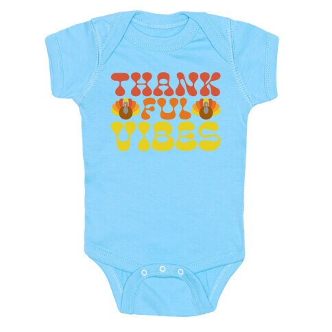 Thankful Vibes Baby One-Piece