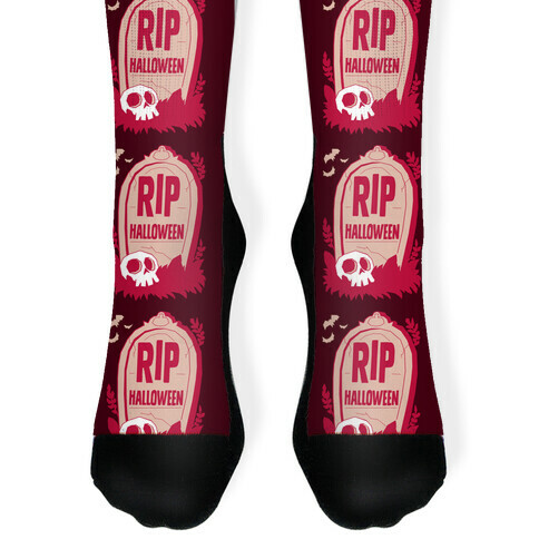 RIP Halloween Sock