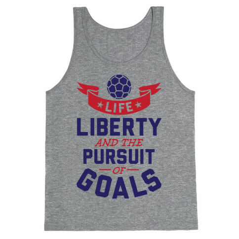 The Pursuit Of Goals Tank Top