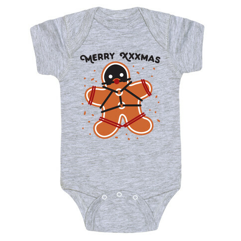 Merry XXXmas Gingerbread Baby One-Piece