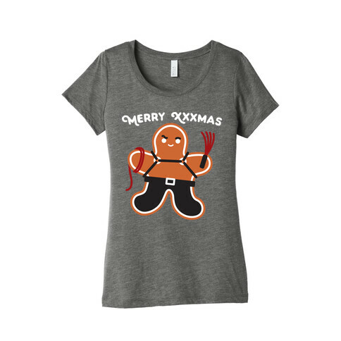 Merry XXXmas Gingerbread Womens T-Shirt