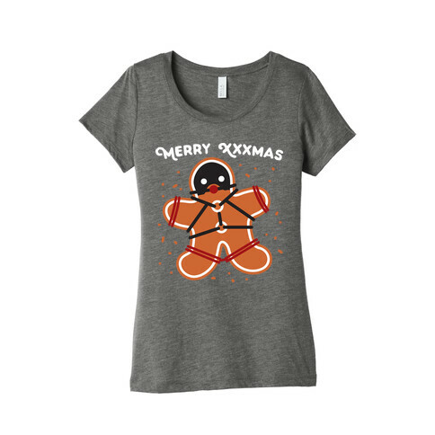 Merry XXXmas Gingerbread Womens T-Shirt