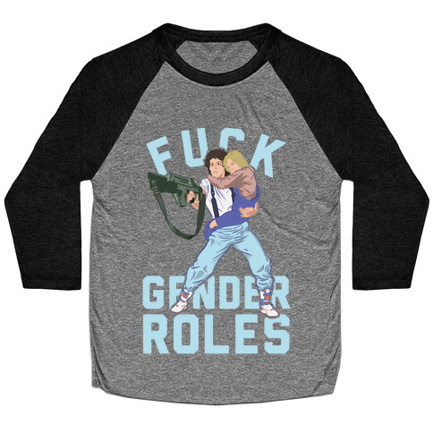 F*** Gender Rolls (ripley) Baseball Tee