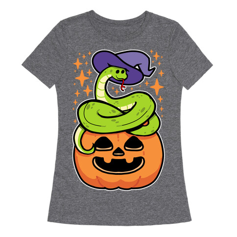 Cute Halloween Snake Womens T-Shirt