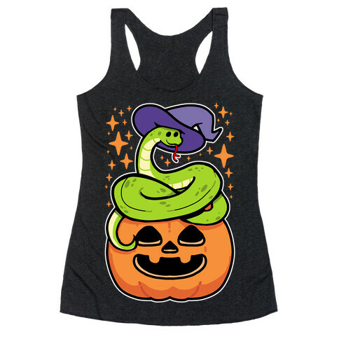 Cute Halloween Snake Racerback Tank Top