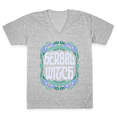 Herbal Witch V-Neck Tee Shirt