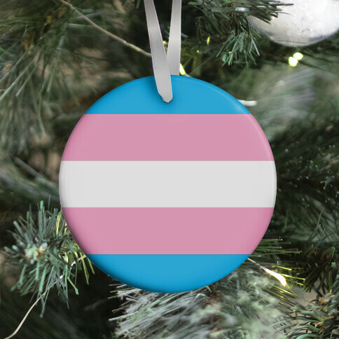 Trans Pride Flag Ornament