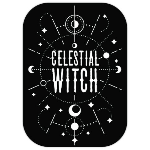 Celestial Witch Die Cut Sticker