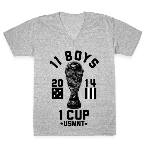 11 Boys 1 Cup V-Neck Tee Shirt