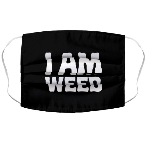 I AM Weed Accordion Face Mask