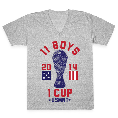 11 Boys 1 Cup V-Neck Tee Shirt