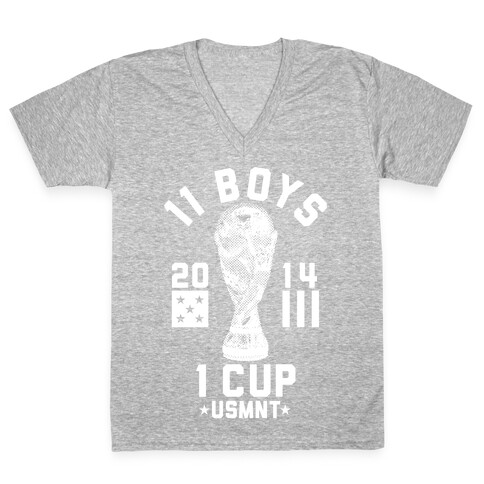 11 Boys 1 Cup V-Neck Tee Shirt