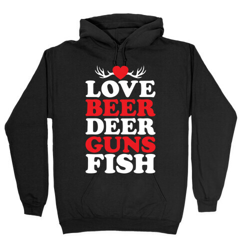 My Favorite Four-Letter Words Hooded Sweatshirt