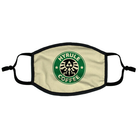 Hyrule Coffee Flat Face Mask