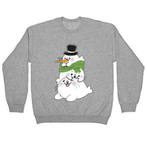 Seal Stack Snowman Pullover