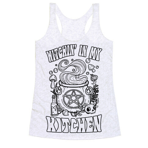 Witchin' In My Kitchen Racerback Tank Top