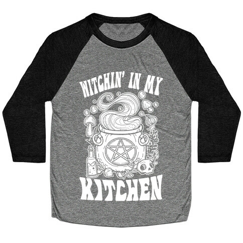 Witchin' In My Kitchen Baseball Tee