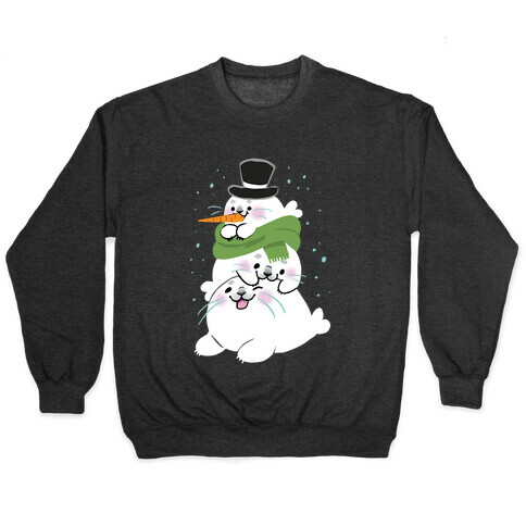 Seal Stack Snowman Pullover