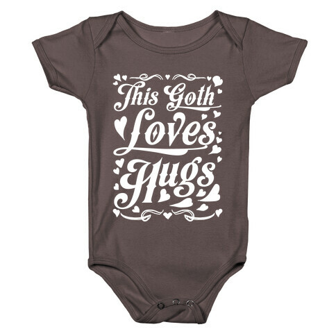 This Goth Loves Hugs Baby One-Piece