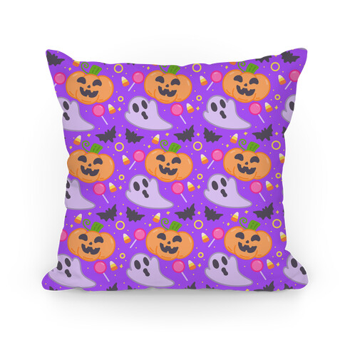Halloween Fun Pattern Pillow