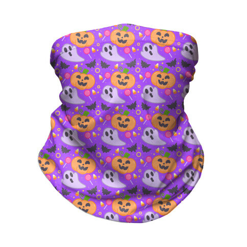 Halloween Fun Pattern Neck Gaiter