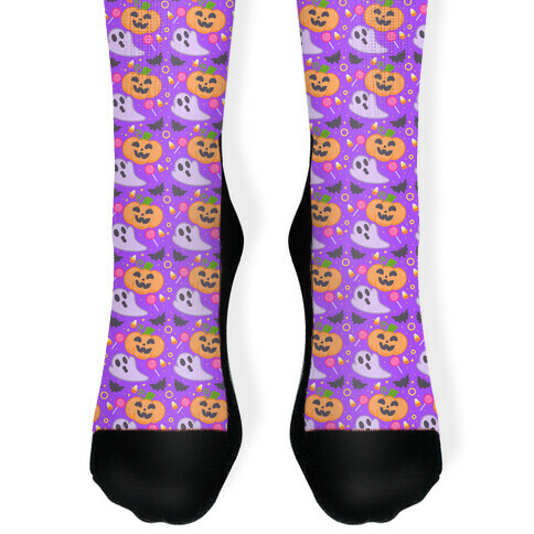 Halloween Fun Pattern Sock