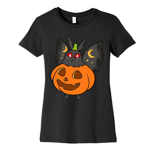 Mothman Pumpkin Womens T-Shirt