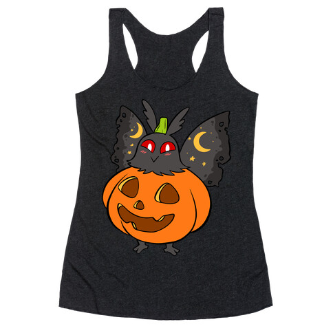 Mothman Pumpkin Racerback Tank Top