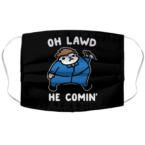 Oh Lawd He Comin' Masked Killer Parody  Accordion Face Mask