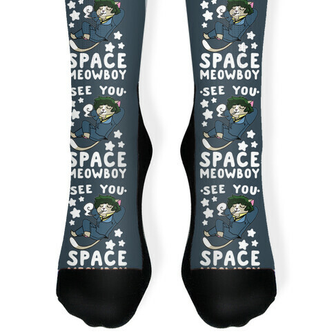 See you, Space Meowboy - Cowboy Bebop Sock