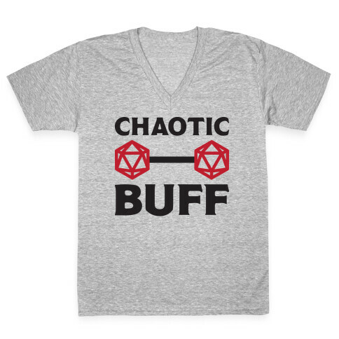 Chaotic Buff V-Neck Tee Shirt