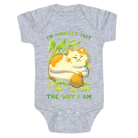 I'm Purrfect Just The Way I Am Baby One-Piece