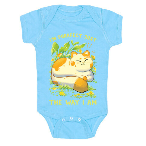 I'm Purrfect Just The Way I Am Baby One-Piece