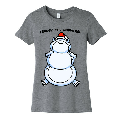 Froggy The Snowfrog Womens T-Shirt