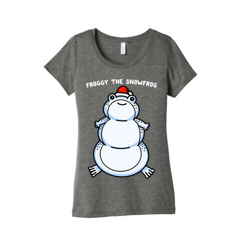 Froggy The Snowfrog Womens T-Shirt